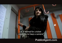 Порно видео В вагоне поезда сосет и трахается Пенелопа